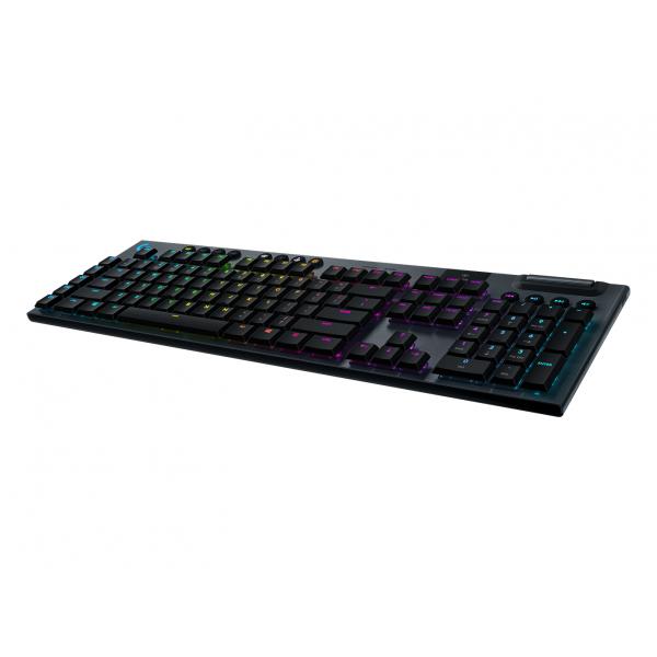 Logitech G 920-008907 tastiera Gaming RF senza fili + Bluetooth Nordic Nero (Logitech G915 LIGHTSPEED Wireless RG)