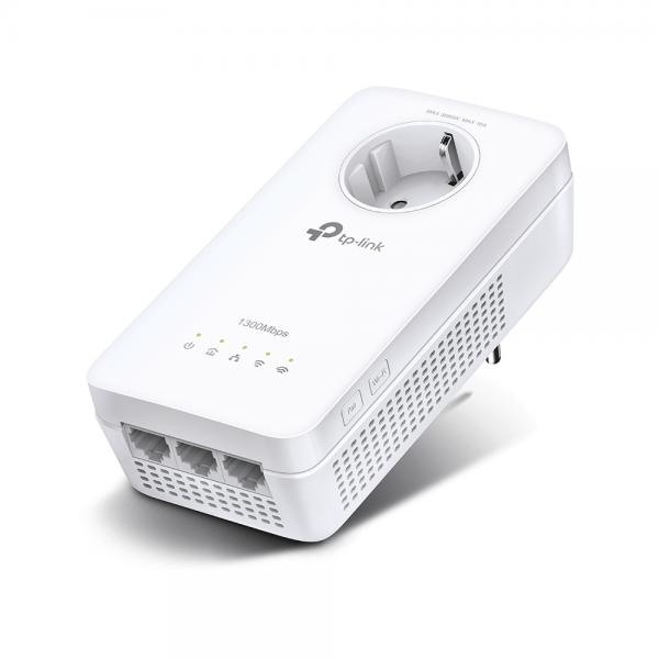TP-Link TL-WPA8631P 1300 Mbit/s Collegamento ethernet LAN Wi-Fi Bianco 1 pz (TP-LINK AV1300 GB PASSTHR PL AC WIFI EXT)