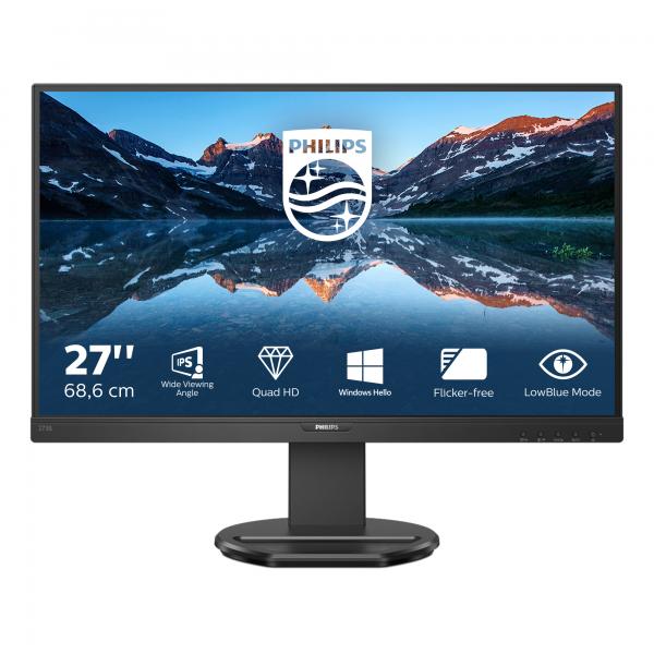 Philips B Line 276B9/00 Monitor PC 68,6 cm [27] 2560 x 1440 Pixel Quad HD LED Nero (Philips B Line 276B9 - Monitor a LED - 27 - 2560 x 1440 QHD @ 75 Hz - IPS - 350 cd/m? - 1000:1 - 4 ms - HDMI, Displ