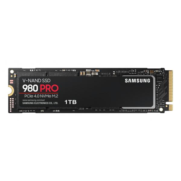 Samsung 980 PRO 1 TB M.2 PCI Express 4.0 NVMe V-NAND MLC (980 PRO M.2 1000 GB PCI - Express 4.0 V-NAND MLC NVMe - 980 PRO, 1000 GB, M.2, 7000 MB/s - Warranty: 12M)