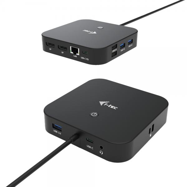 i-tec USB-C Dual Display Docking Station with Power Delivery 100 W (I-TEC USB-C 2XDP DOCK W/ PD100W - I-TEC USB-C DUAL DISPLAY DOCK)