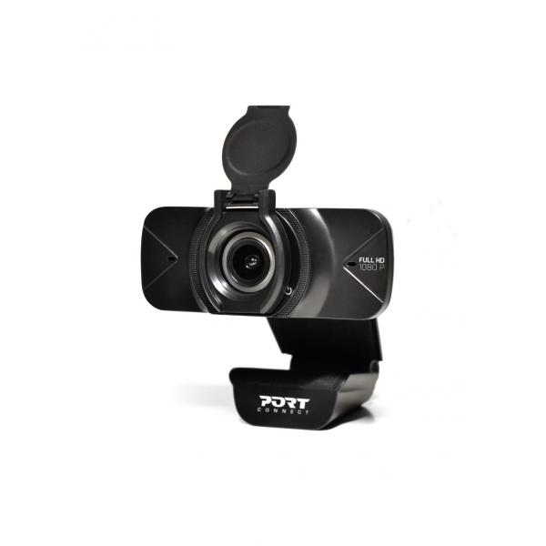 Port Designs 900078 webcam 2 MP 1920 x 1080 Pixel USB Nero (WEBCAM HD 1080 - )