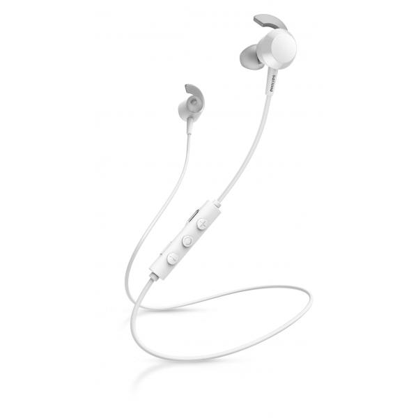 Philips TAE4205WT/00 cuffia e auricolare Wireless In-ear Musica e Chiamate Bluetooth Bianco (Headphones/Headset Wireless - In-Ear Calls/Music Bluetooth - White - Warranty: 12M)