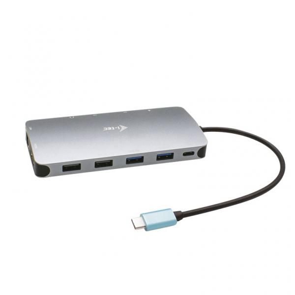 i-tec Metal USB-C Nano 3x Display Docking Station + Power Delivery 100 W (I-TEC USB-C NANO DOCK 3X LCD - DOCK ST. 2X DP 1X HDMI PD 100W)