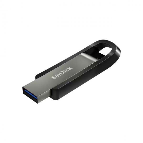 SanDisk Extreme Go unità flash USB 128 GB USB tipo A 3.2 Gen 1 [3.1 Gen 1] Acciaio inox (SANDISK ULTRA EXTREME - GO 3.2 FLASH DRIVE 128GB)