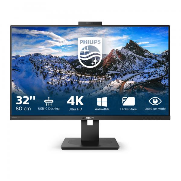 Philips P Line 329P1H/00 Monitor PC 80 cm [31.5] 3840 x 2160 Pixel 4K Ultra HD LED Nero (Philips P-line 329P1H - Monitor a LED - 32 [31.5 visualizzabile] - 3840 x 2160 4K @ 60 Hz - IPS - 350 cd/m? -