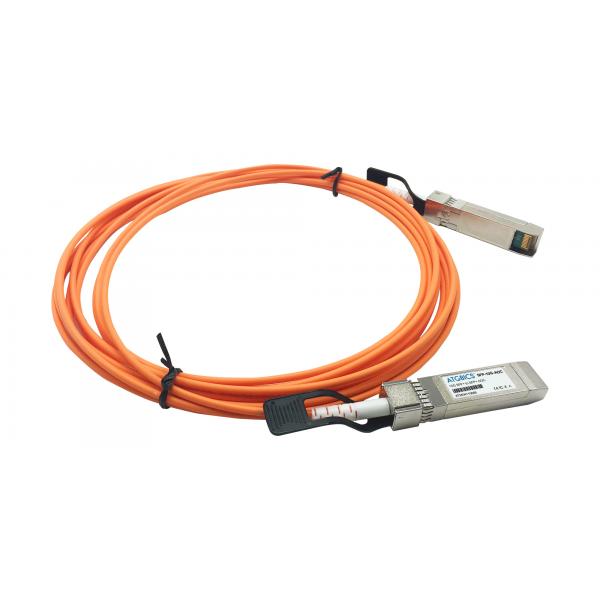 ATGBICS 10GB-F05-SFPP-C cavo InfiniBand e in fibra ottica 5 m SFP+ AOC Colore acqua, Arancione (Extreme Enterasys compatible Active Optical Cable 10GBase SFP+ [850nm MMF 5m])