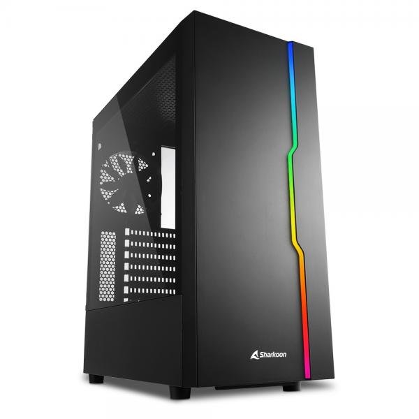 Sharkoon RGB Slider Midi Tower Nero (Sharkoon RGB Slider - MDT - ATX)