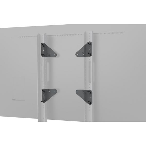 Heckler Design H497-BG Accessorio per il montaggio del monitor (VESA Adapter for AV Cart - & TV Stand / MOQ 4 PCS/ - Add VESA 200, 300, 500, and 600 Support to AV Cart - Warranty: 12M)
