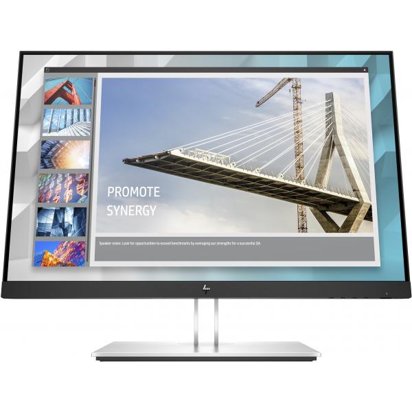 HP E-Series E24i G4 WUXGA Monitor (E24i G4 24inch IPS WUXGA - E-Series E24i G4, 61 cm - E-Series E24i G4, 61 cm [24], 1920 x 1200 pixels, WUXGA, 5 ms, Black, Silver - Warranty: 36M)
