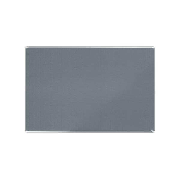 Nobo 1915199 bacheca per appunti Grigio Alluminio (Nobo 1915199 Premium Plus Grey Felt Notice Board 1800x1200mm)