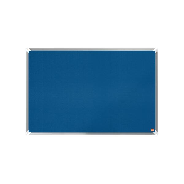 Nobo Premium Plus bacheca per appunti Interno Blu Alluminio (Nobo 1915188 Premium Plus Blue Felt Notice Board 900x600mm)