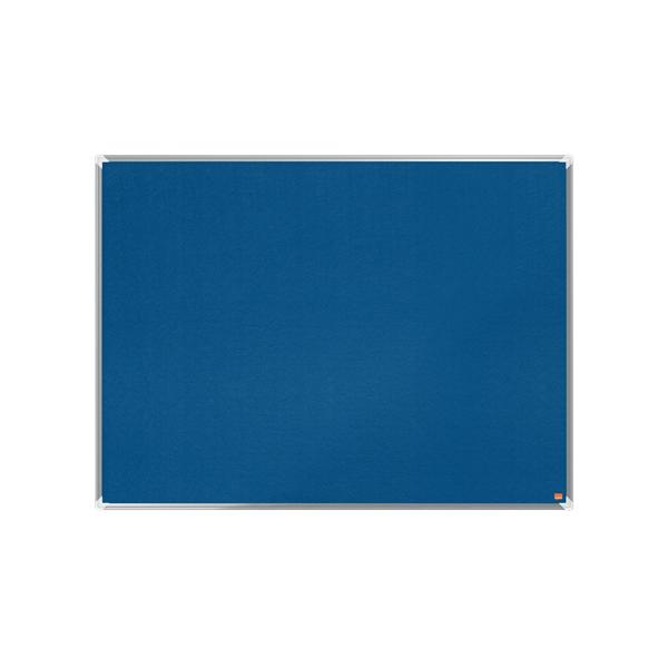 Nobo Premium Plus bacheca per appunti Interno Blu Alluminio (Nobo 1915189 Premium Plus Blue Felt Notice Board 1200x900mm)