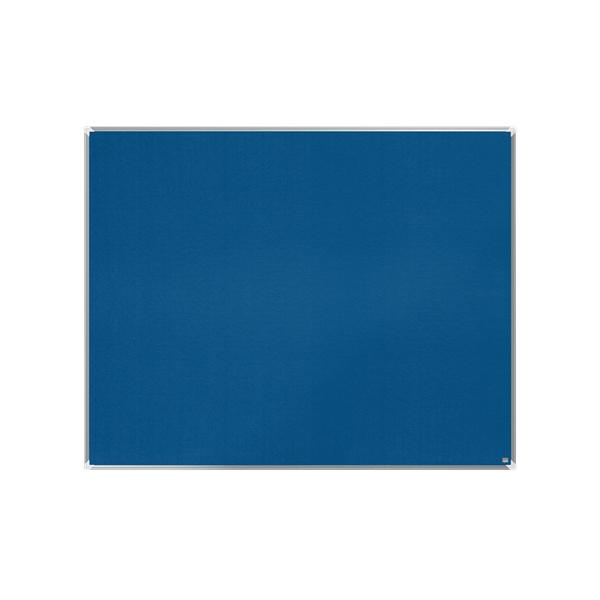 Nobo Premium Plus bacheca per appunti Interno Blu Alluminio (Nobo 1915191 Premium Plus Blue Felt Notice Board 1500x1200mm)