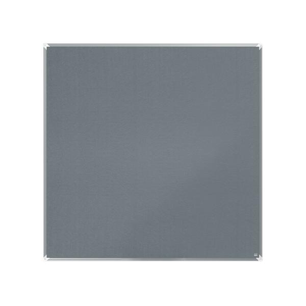 Nobo 1915197 bacheca per appunti Grigio Alluminio (Nobo 1915197 Premium Plus Grey Felt Notice Board 1200x1200mm)