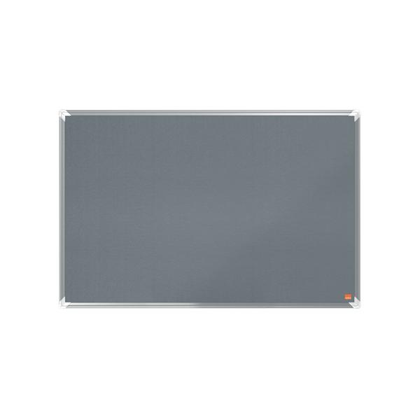 Nobo 1915195 bacheca per appunti Grigio Alluminio (Nobo 1915195 Premium Plus Grey Felt Notice Board 900x600mm)