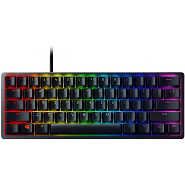 Razer Huntsman Mini Clicky Optical Switch Viola (RAZER HUNTSMAN MINI KB BLK RED SWITCH) - Versione UK