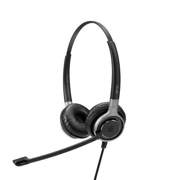 EPOS IMPACT SC 660 ANC USB Auricolare Cablato A Padiglione Musica e Chiamate USB tipo A Nero, Argento (IMPACT SC 660 ANC USB BINAURAL - IRED)