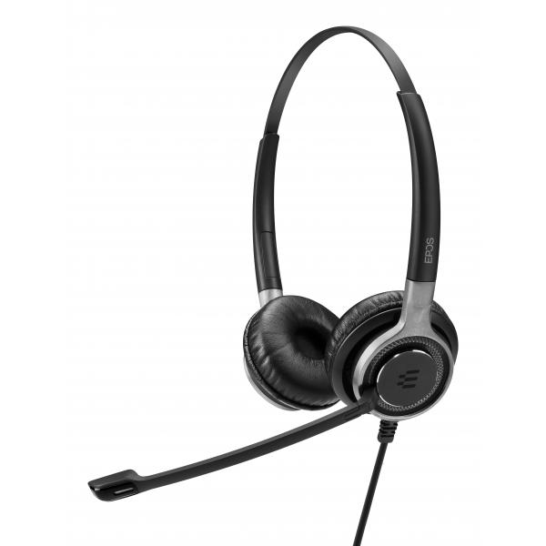 EPOS IMPACT SC 665 USB Auricolare Cablato A Padiglione Musica e Chiamate USB tipo A Nero, Argento (EPOS IMPACT SC 665 USB)