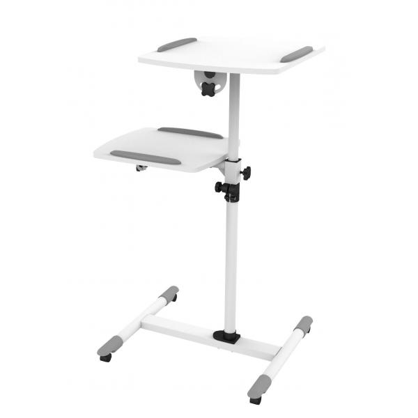 Vivolink VLPS100 supporto per proiettore Pavimento Bianco (Projector cart white - . - Warranty: 36M)
