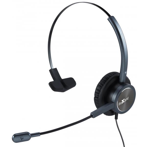 ProXtend Epode Auricolare Cablato A Padiglione Musica e Chiamate Nero (Epode Wired USB Headset - - Black, 2.4m Cable - Warranty: 36M)