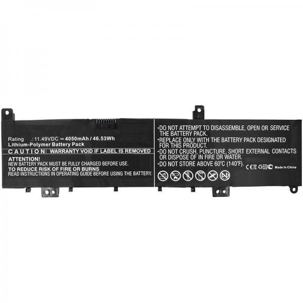 CoreParts MBXAS-BA0200 ricambio per laptop Batteria (Laptop Battery for Asus - 46.74Wh 11.4V 4100mAh 47WH - Li-Pol 11.49V 4.05Ah for Asus, N580, N580GD, N580GD-DB74 - Warranty: 12M)