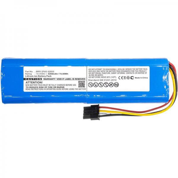 CoreParts MBXVAC-BA0133 accessorio e ricambio per aspirapolvere Batteria Robot aspirapolvere (Battery for Xiaomi Vacuum - 74.9Wh 14.4V Li-ion 5200mAh - XIAOMI Mi RoboMijia, Roborock S50 - Warranty: 1
