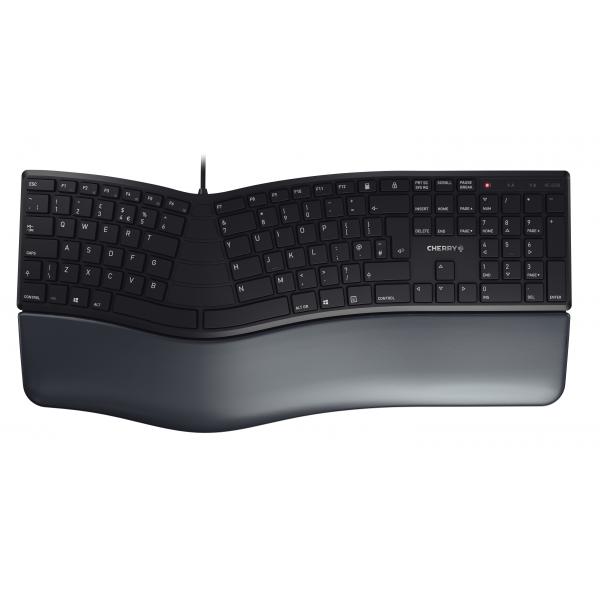 CHERRY KC 4500 ERGO tastiera Universale USB QWERTY Inglese UK Nero (CHERRY KC 4500 ERGO UK ENGLISH - ) - Versione UK