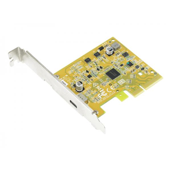 SUNIX Group USB2321C scheda di interfaccia e adattatore Interno USB 3.2 Gen 1 [3.1 Gen 1] (IO Sunix PCIe3.0 x4 1xUSB Type-C 3.2 Gen2x2 [USB2321C] LP inkl. Low-Profile Slotblech)