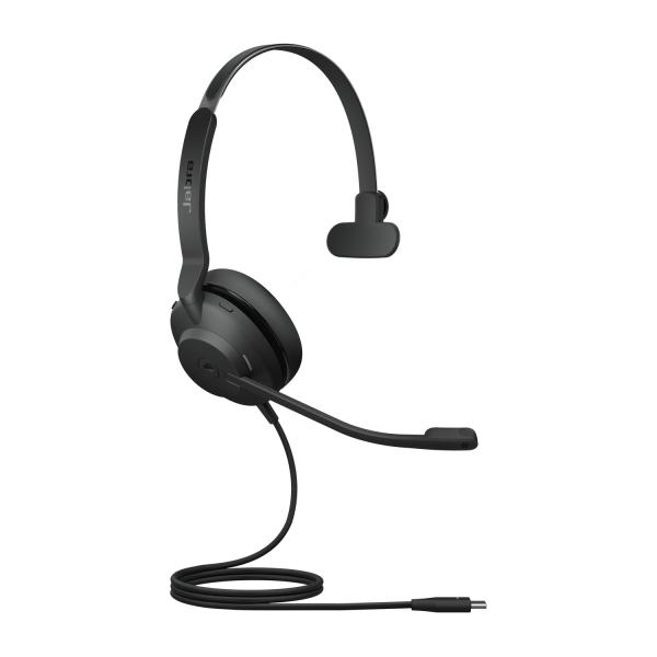 Jabra Evolve2 30 Auricolare Cablato A Padiglione Ufficio USB tipo-C (Evolve2 30, MS Mono Headset - Head-band USB Type-C Black - Evolve2 30, MS Mono, Headset, Head-band, Office/Call center, Black, Mon