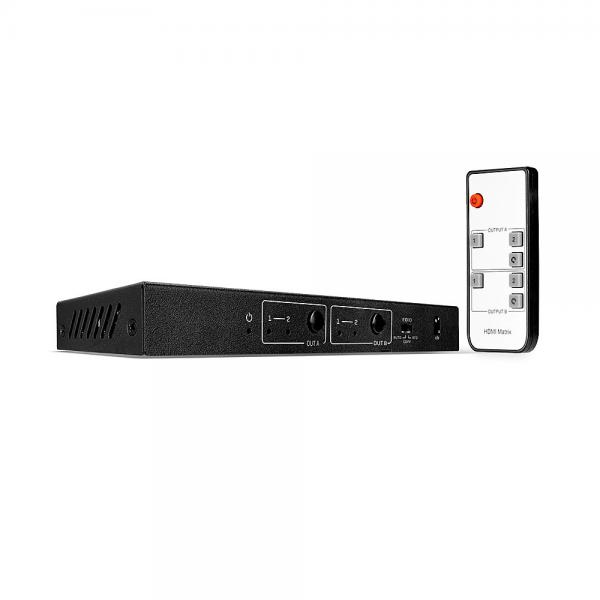 Lindy 38302 interruttore a matrice Commutatore a matrice AV (2X2 HDMI 18G MATRIX - )