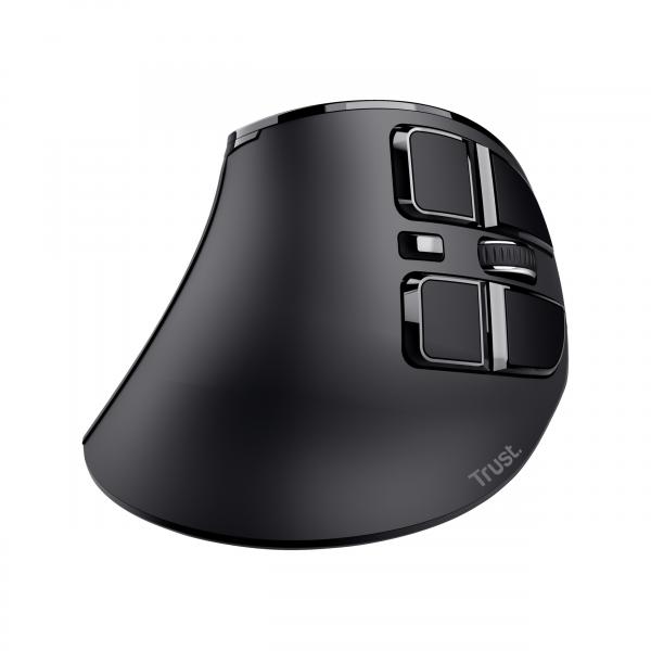 Trust Voxx mouse Ufficio Mano destra RF senza fili + Bluetooth Ottico 2400 DPI (TRUST VOXX ERGO RECHARGEABLE M 23731)