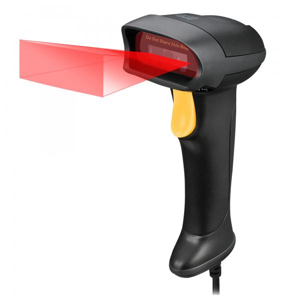 Adesso NuScan 2500TU Lettore di codici a barre portatile 1D/2D CMOS Nero, Giallo (MEDICAL GRADE HANDHELD 2D - BARCODE SCANNER NUSCAN 2500TU)