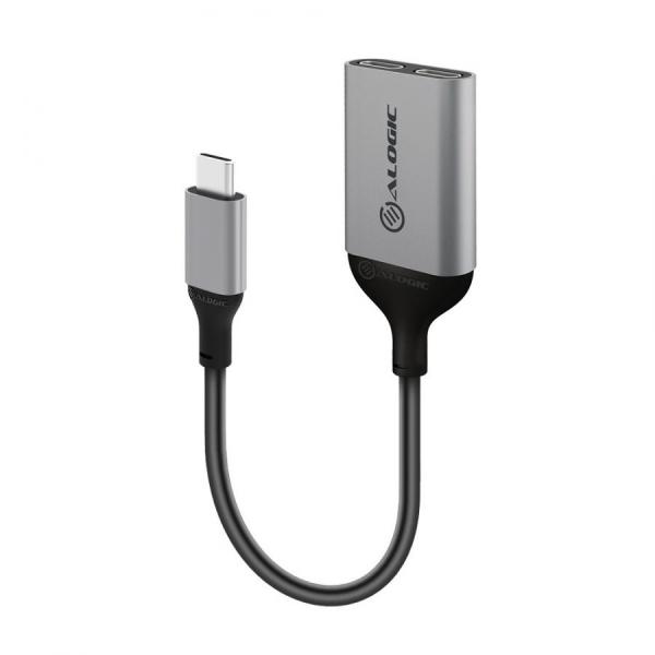 ALOGIC UL2CAPW-SGR hub di interfaccia USB 3.2 Gen 1 [3.1 Gen 1] Type-C Grigio (ALOGIC Ultra Series Charging Combo Ada)