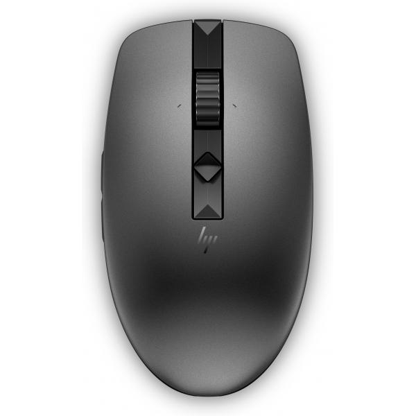 HP Mouse wireless 635 Multi-Device (MULT-DVC 635 BLK WRLS MOUSE - 635 Multi-Device, 635 - Multi-Device, Ambidextrous, RF Wireless+Bluetooth, 1200 DPI, Black - Warranty: 12M)