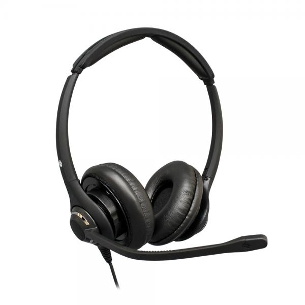 JPL JPL-611-PB Auricolare Cablato A Padiglione Ufficio Nero (JPL 611 BINAURAL HEADSET)