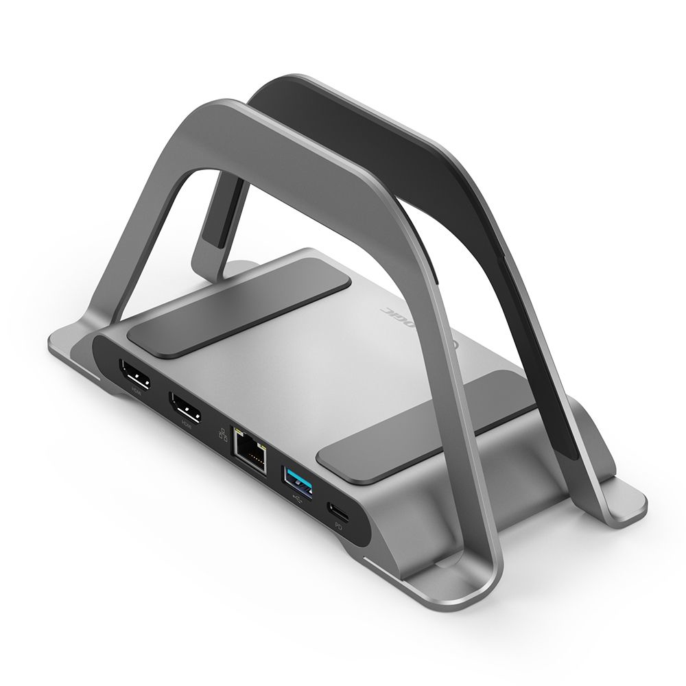 ALOGIC ALDHDLR replicatore di porte e docking station per laptop Cablato USB 3.2 Gen 1 [3.1 Gen 1] Type-C Grigio (BOLT PLUS 10-IN-1 USB-C HUB - LAPTOP DOCKING STATION WITH 100W)