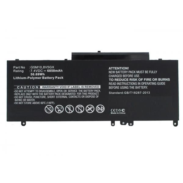 CoreParts MBXDE-BA0173 ricambio per laptop Batteria (Laptop Battery for Dell - 44.40Wh 7.4V 6000mAh 44.40Wh - 4Cell Li-Pol 7.4V 6000mAh Black, DELL: DELL Latitude 14 Series DELL Latitude 14 - Warrant