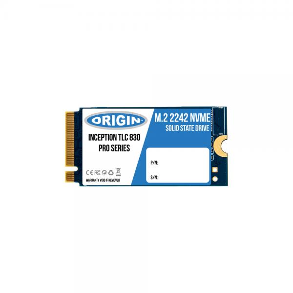Origin Storage OTLC5123DNVMEM.2/42 drives allo stato solido 512 GB M.2 PCI Express 4.0 NVMe 3D TLC (Origin Inception SSD 512GB NVMe M.2 3D TLC 42mm)