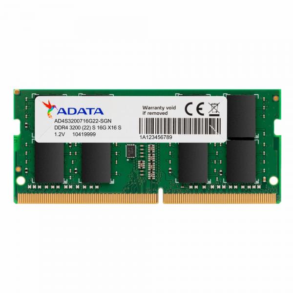 ADATA Premier memoria 8 GB 1 x 8 GB DDR4 260-pin SO-DIMM (ADATA Premier AD4S32008G22-SGN 8GB [1x 8GB] SODIMM System Memory, 3200MHz, DDR4, CL22)