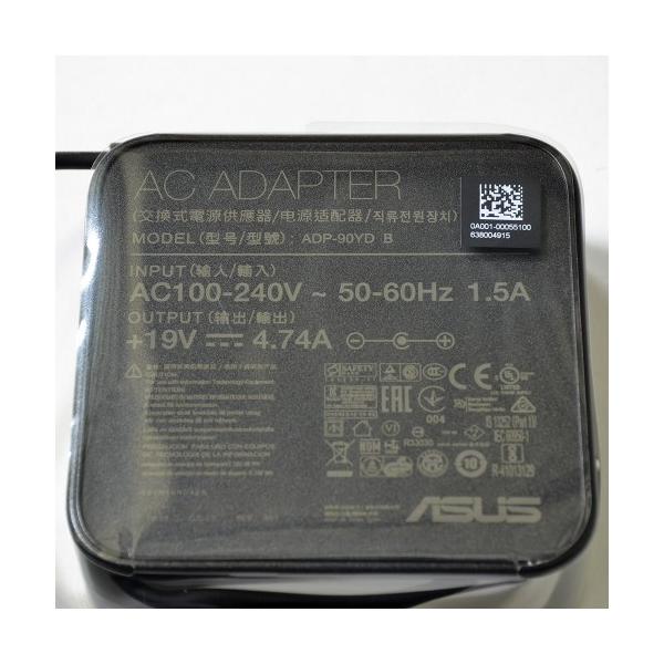 ASUS 0A001-00055100 adattatore e invertitore Interno 90 W Nero (AC ADAPTER 90W 19V - Warranty: 3M)