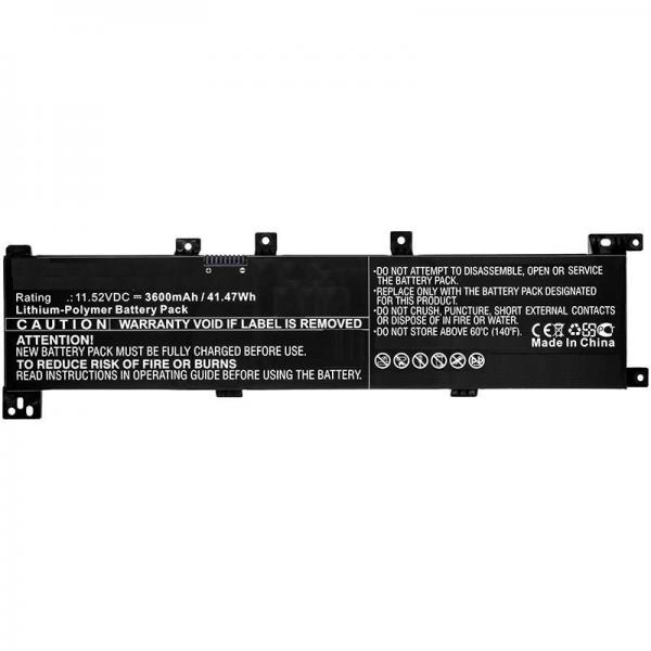 CoreParts MBXAS-BA0183 ricambio per laptop Batteria (Laptop Battery for Asus - 41.47Wh 11.52V 3600mAh 41WH - Li-ion 11.52V 3.6Ah A705QA, F705MA-BX030T, F705MA-BX058T - Warranty: 12M)