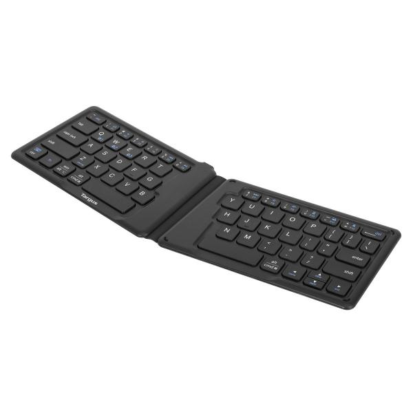 Targus AKF003UK tastiera Universale Bluetooth QWERTY Inglese UK Nero (Targus - Keyboard - antimicrobial - wireless - Bluetooth 5.1 - QWERTY - UK - black) - Versione UK