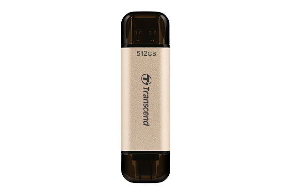 Transcend JetFlash 930C unità flash USB 512 GB USB Type-A / USB Type-C 3.2 Gen 1 [3.1 Gen 1] Oro (JetFlash 930C USB3.2?Type C + - Type A TLC High Speed 512 GB - pen drive - Warranty: 12M)