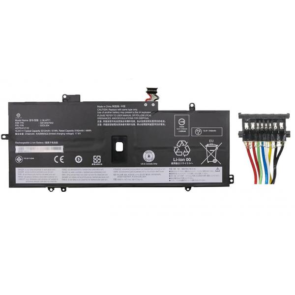 CoreParts MBXLE-BA0280 ricambio per laptop Batteria (Laptop Battery for Lenovo - 49.92Wh 15.36V 3250mAh 50Wh - Li-ion 15.36V 3250mAh Black for Lenovo Notebook, Laptop ThinkPad X1 Carbon - Warranty: 1
