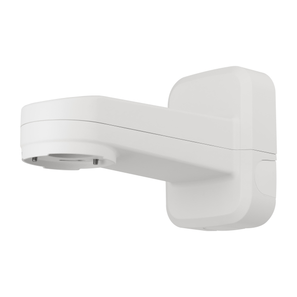 Aluminium Wall Mount for - Outdoor Dome Cameras - White - SBP-156WMW, Mount, White, Hanwha, XNP-9300RW/8300RW/6400RW, Aluminium, 135 mm - Warranty: 12M