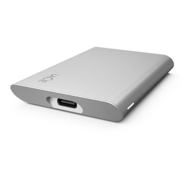 LaCie STKS1000400 unità esterna a stato solido Tecnologia Thunderbolt 1 TB USB tipo-C 3.2 Gen 2 [3.1 Gen 2] Argento (LACIE PORTABLE SSD 1TB 2.5IN - USB3.1 TYPE-C)