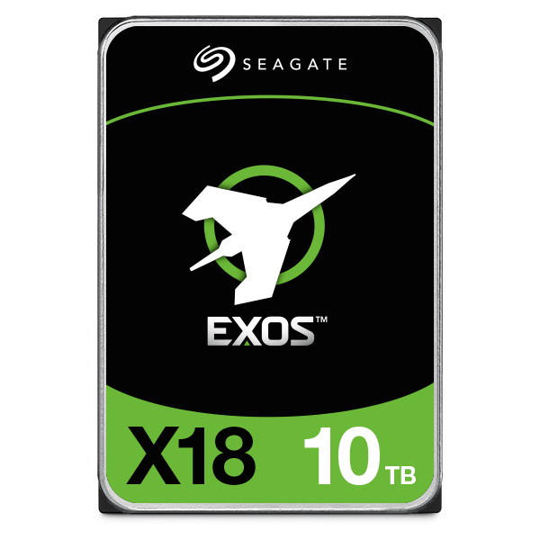 Seagate ST10000NM018G disco rigido interno 10 TB 7200 Giri/min 3.5 (Exos X18 10TB HDD SATA - 7200RPM 256MB cache 512e/4Kn - BLK - Warranty: 12M)