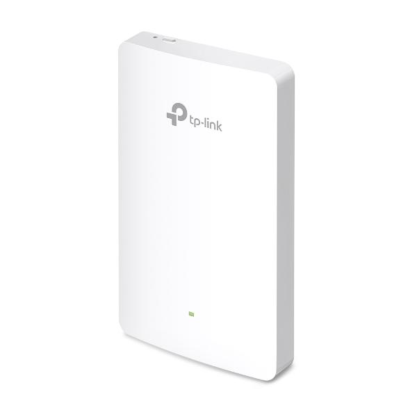 TP-Link Omada EAP615-WALL punto accesso WLAN 1774 Mbit/s Bianco Supporto Power over Ethernet [PoE] (TP-LINK WLAN AX1800 Access Point Dualband WiFi 6 Wall-Mount EAP615-Wall)