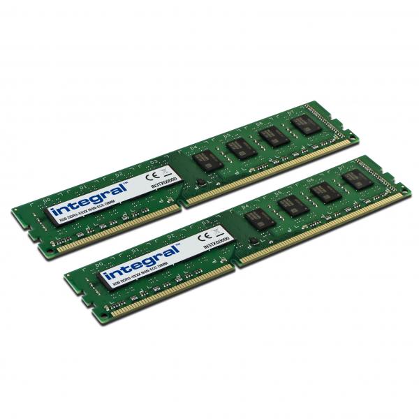 Integral IN3T8GNAJKIK2 memoria 16 GB 2 x 8 GB DDR3 240-pin DIMM (16GB [2X8GB] PC RAM MODULE KIT DDR3 1600MHZ PC3-12800 UNBUFFERED NON-ECC DIMM 1.5V 512X8 CL11 INTEGRAL)